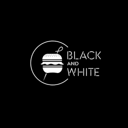 Logo Black & White Burger